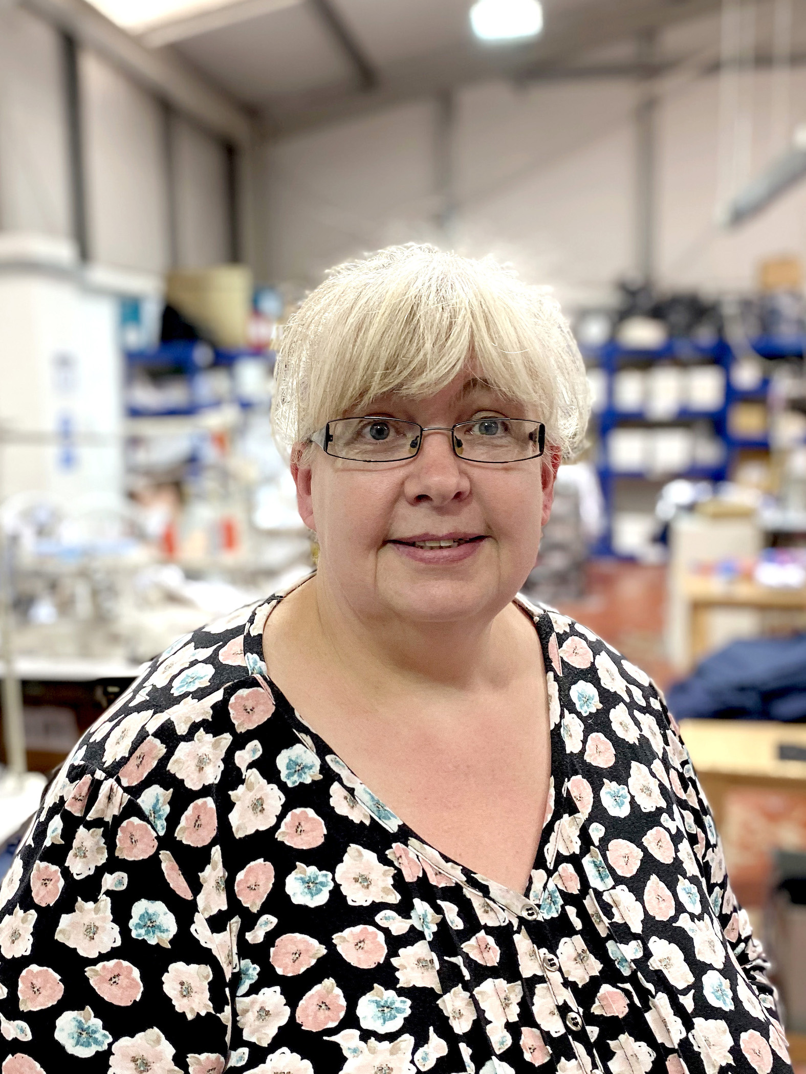 Nicola our fantastic sewing department supervisor