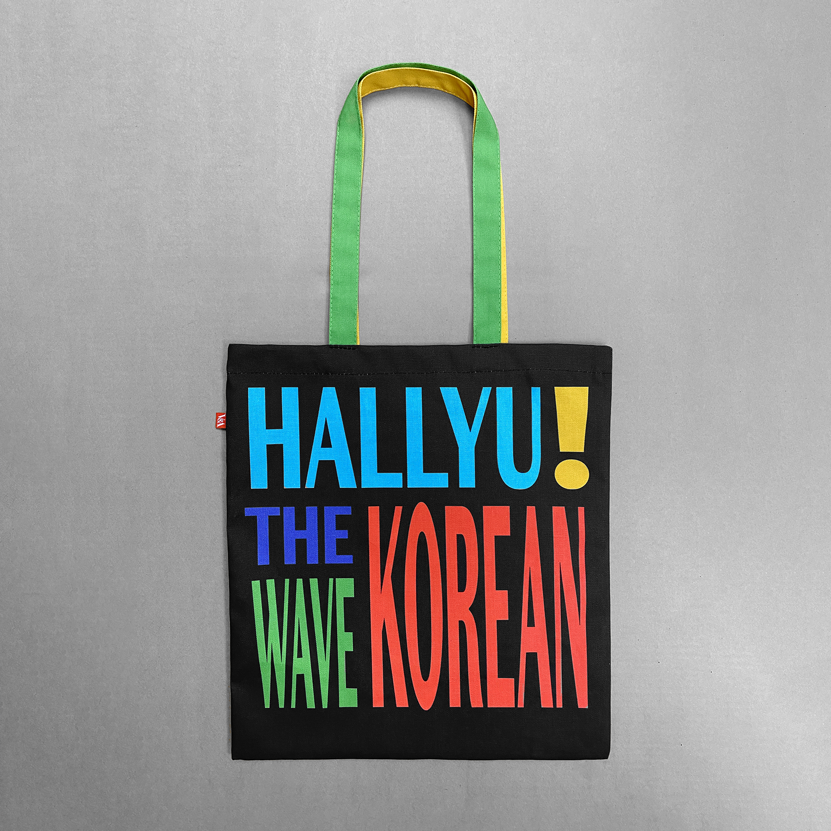 Hallyu! The Korean Wave book bag printed by paul bristow in the uk