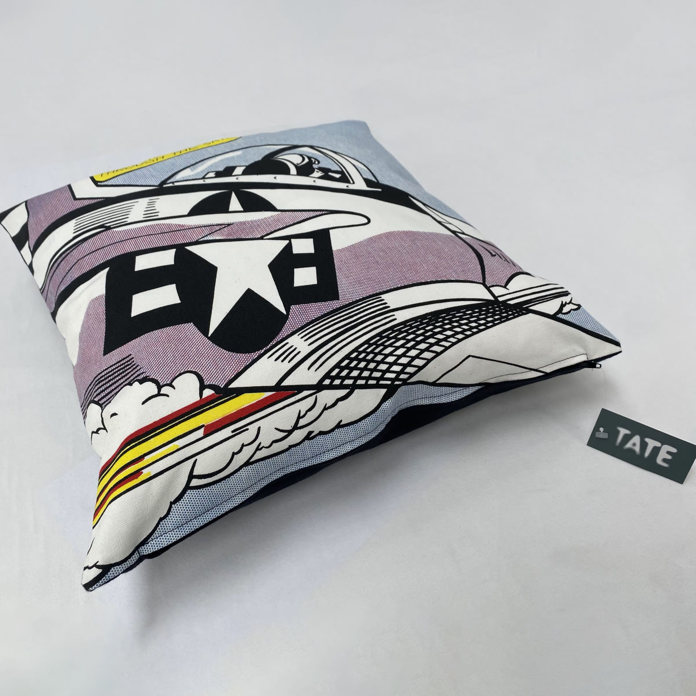 Tate whamm cushion cover digitally printed