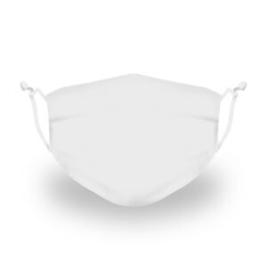 Two-Ply Premium Mask – White Adjustable Elastic
