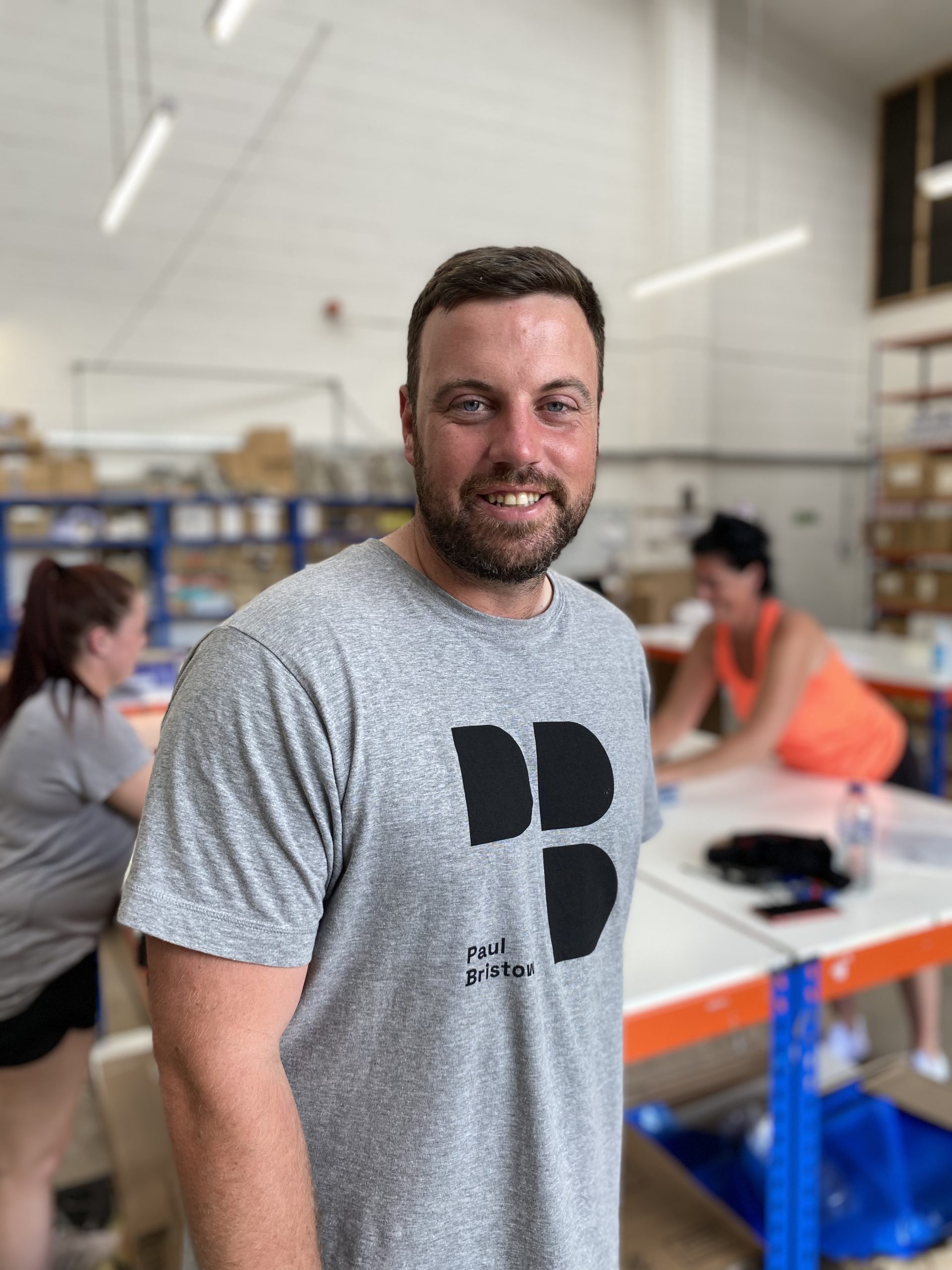 Lee in the packing room