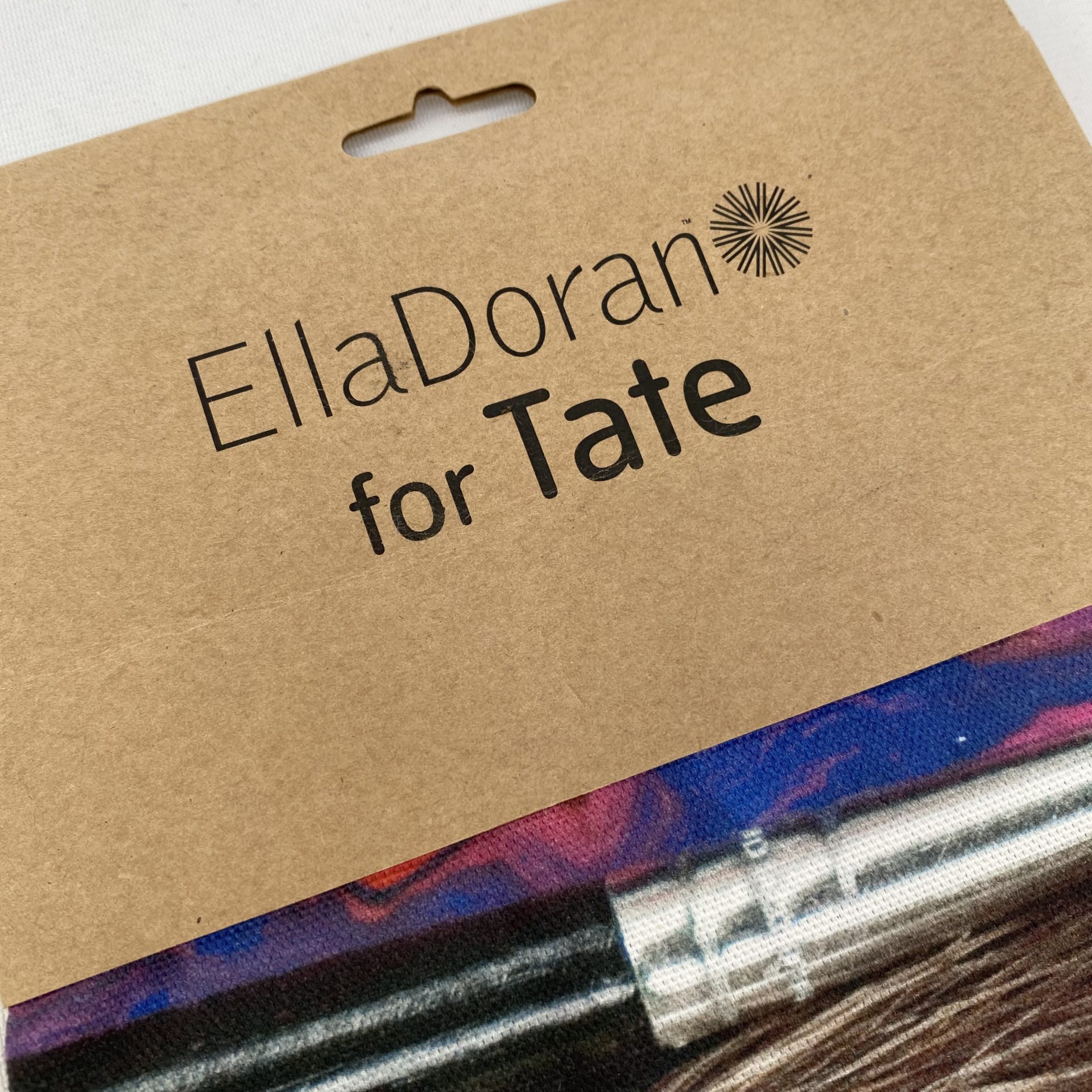 Ella Doran Paint Brushes Bespoke Printed Tea Towel