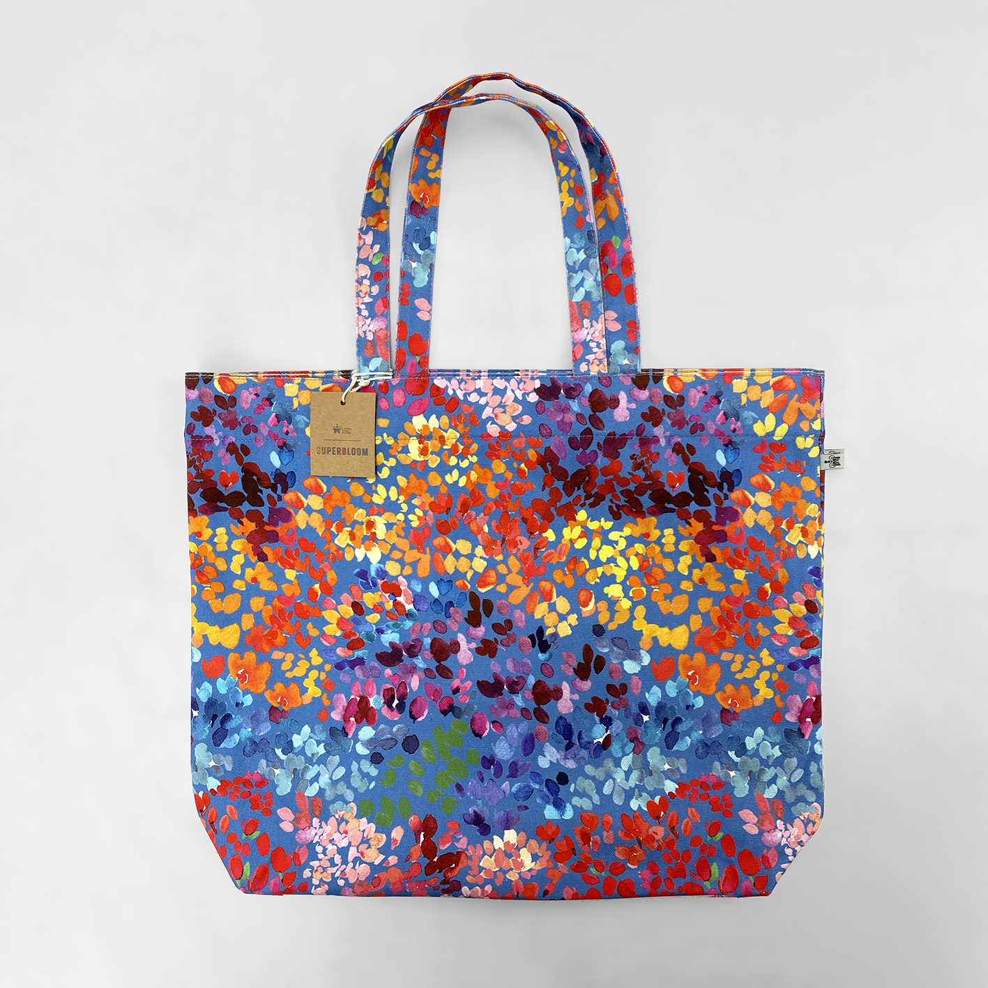 6 Digital printed large Tote Bag for Historic Royal Palaces and the Super bloom at the tower on london png